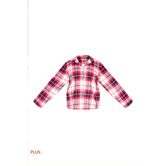 PrettyLittleThing Plus Navy Checked Pyjama Set US Size XXL NWT - Picture 5 of 8